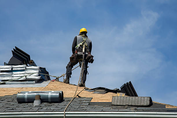 Professional Roof Replacement technician working in Central Valley, NY